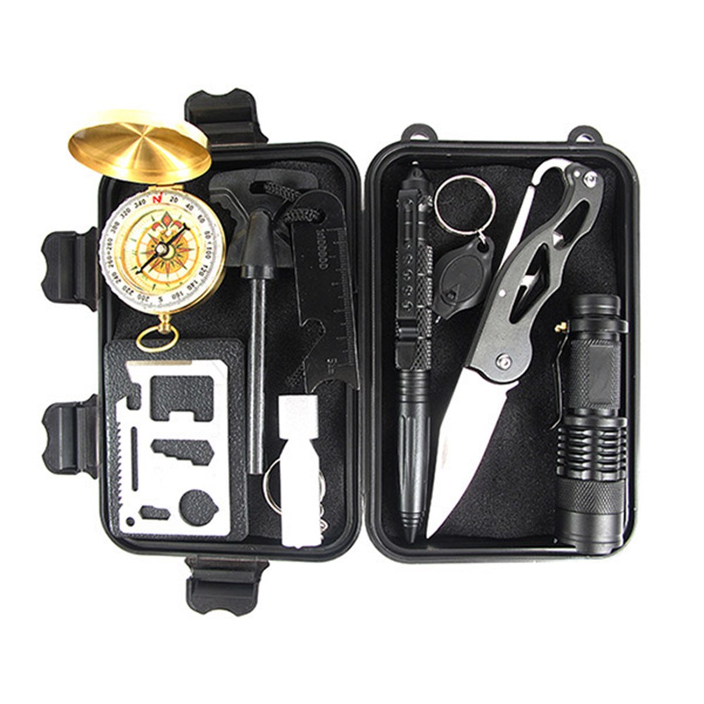 Outdoor Emergency SOS Survival Gear Kit for Wilderness /Trip / Cars / Hiking / Camping-2