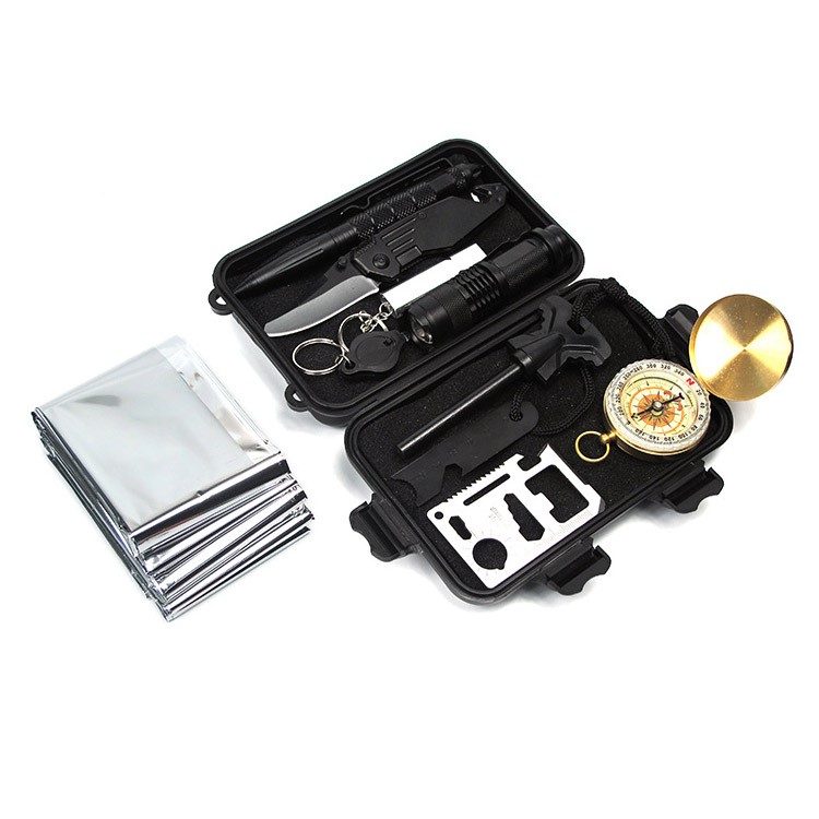 Outdoor Emergency SOS Survive Tool Survival Gear Kit for Wilderness /Trip / Cars / Hiking / Camping-1