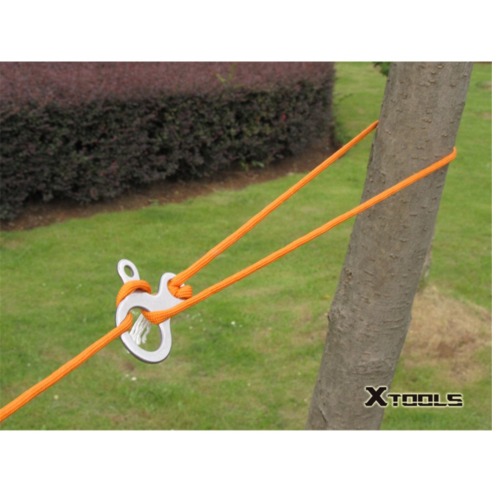 2Pcs/Set AOTU 3 Holes Climbing Carabiner Survival Buckle Knotting Multi-purpose Tool-14