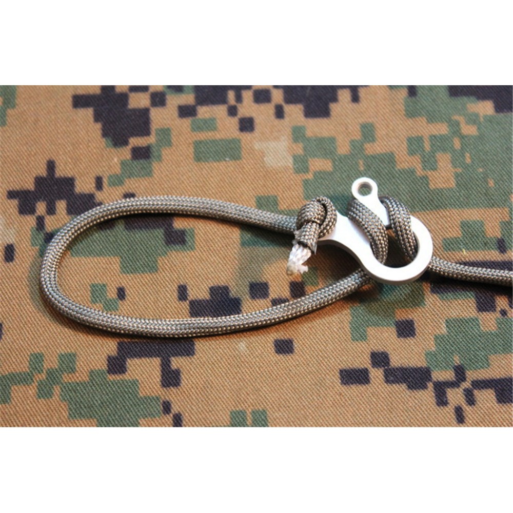 12Pcs/Set AOTU 3 Holes Climbing Carabiner Survival Buckle Knotting Multi-purpose Tool-11