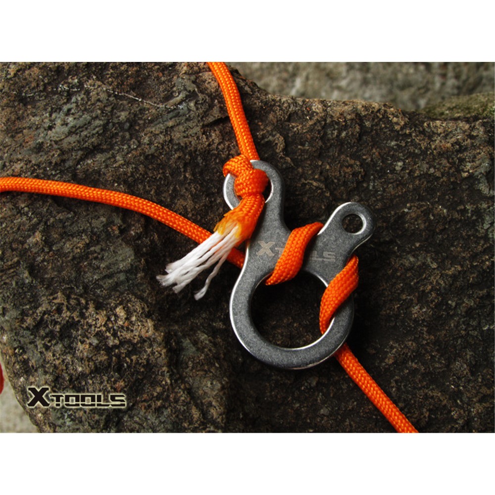 12Pcs/Set AOTU 3 Holes Climbing Carabiner Survival Buckle Knotting Multi-purpose Tool-15