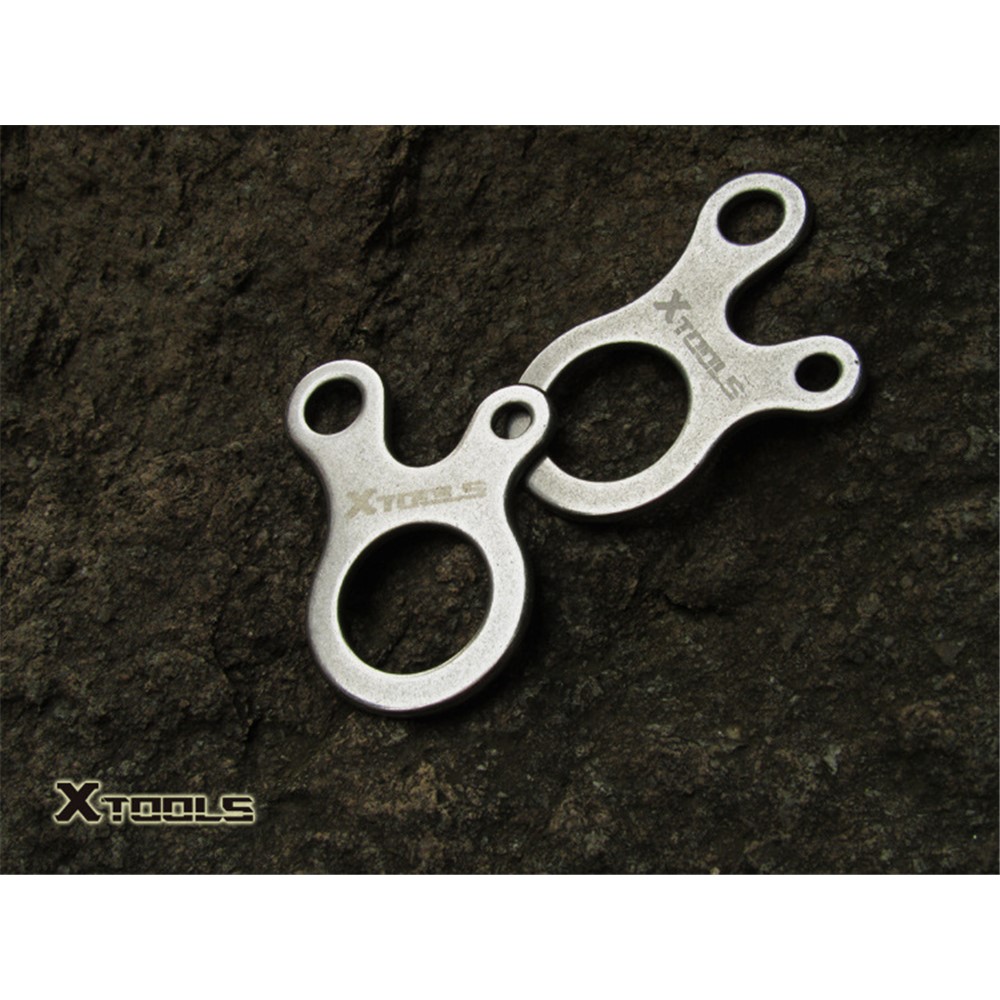 12Pcs/Set AOTU 3 Holes Climbing Carabiner Survival Buckle Knotting Multi-purpose Tool-7