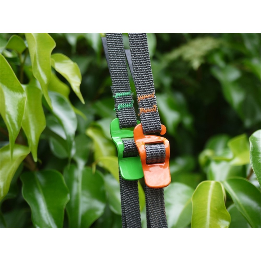 2 Pcs AOTU Packing Belt Rope Ribbon with Stainless Steel Buckle for Outdoor Travel Camping Hiking Cycling - Random Color-6