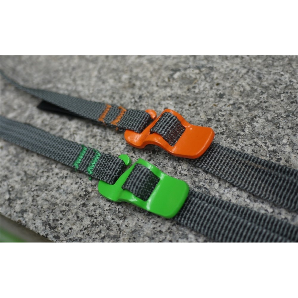 2 Pcs AOTU Packing Belt Rope Ribbon with Stainless Steel Buckle for Outdoor Travel Camping Hiking Cycling - Random Color-7