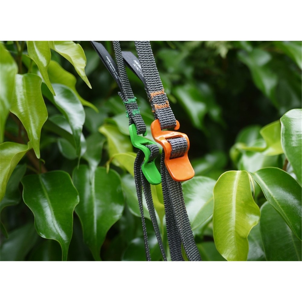 2 Pcs AOTU Packing Belt Rope Ribbon with Stainless Steel Buckle for Outdoor Travel Camping Hiking Cycling - Random Color-9
