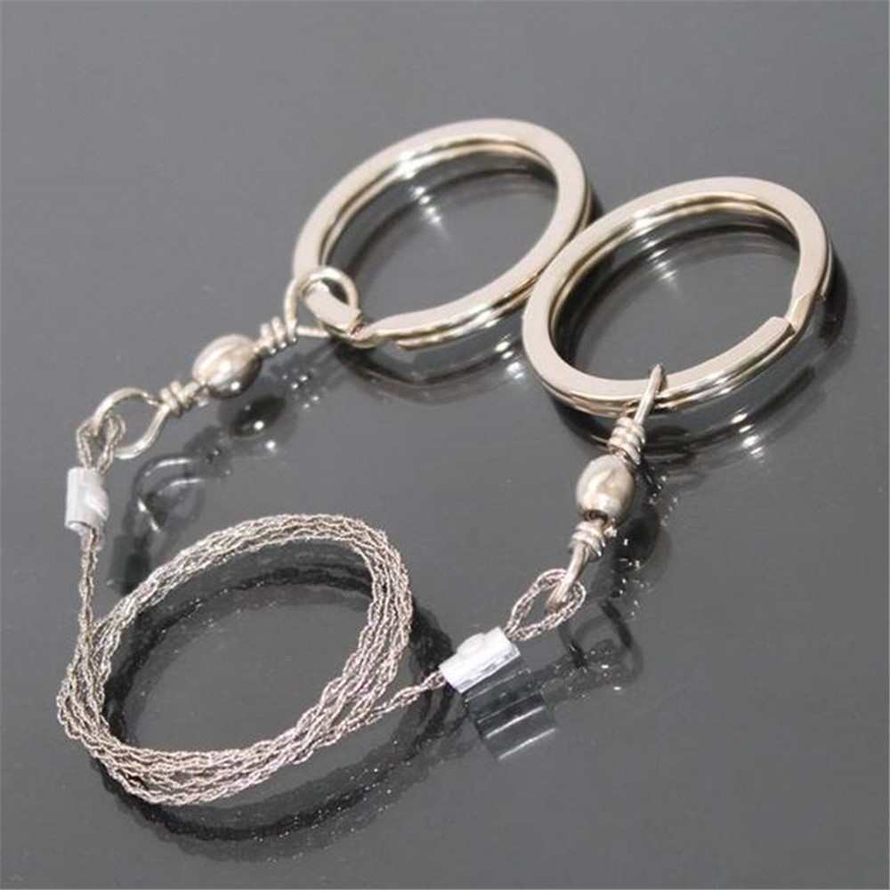 AOTU Survival Saw Chain Stainless Steel Pocket Wire Saws Survival Tool Hiking and Outdoor Sports-2