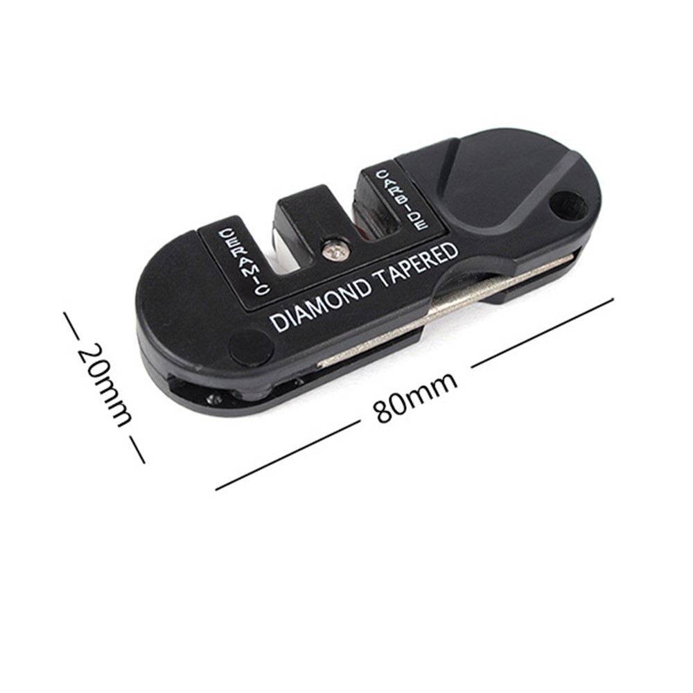 AOTU Knife Sharpener Mini Pocket Keychain Sharpener Foldable Knife Sharpening Tool-6