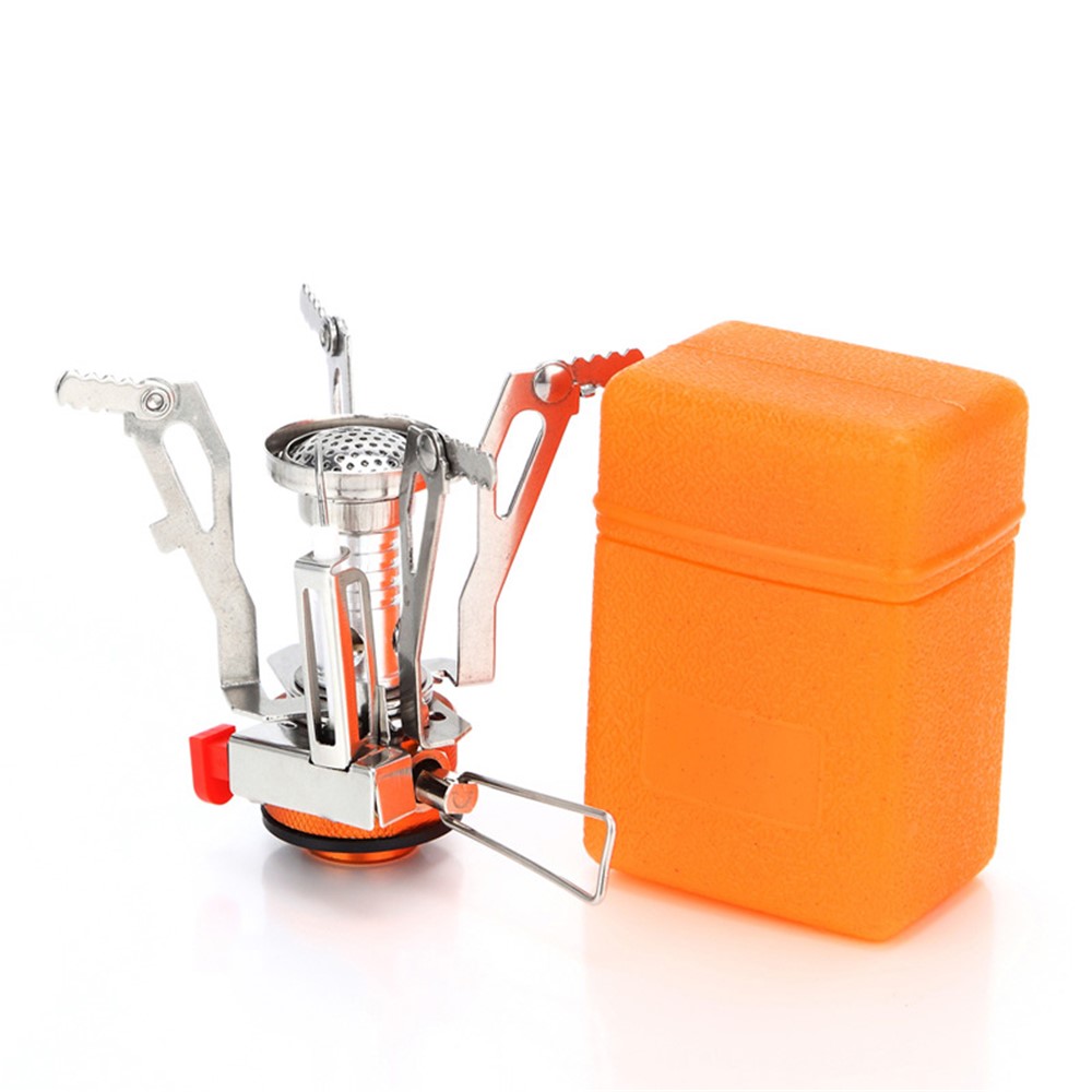 AOTU AT6312-A Mini Outdoor Portable Camping Stove Lightweight Foldable Gas Stove Cook Tool-1