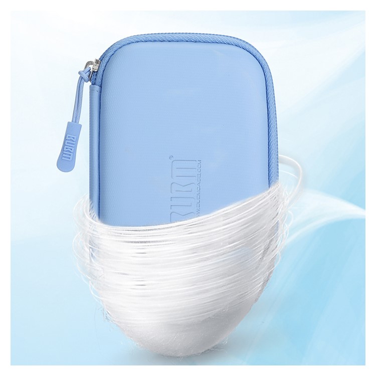 BUBM DIS-S Multi-function Travel Carrying Electronics Bag for Cable/U-disk etc - L / Blue-6