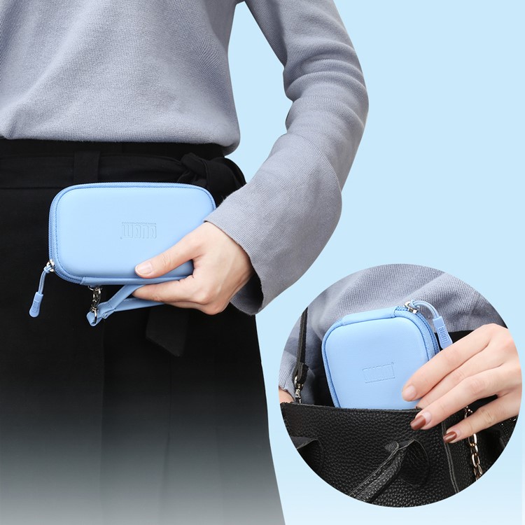 BUBM DIS-S Multi-function Travel Carrying Electronics Bag for Cable/U-disk etc - L / Blue-7