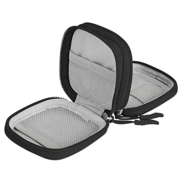 BUBM DIS-S Multi-function Electronics Storage Bag for Cable/U-disk etc - S / Black-3