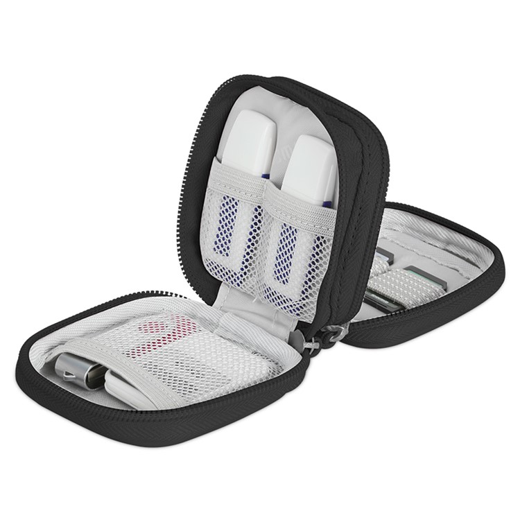 BUBM DIS-S Multi-function Electronics Storage Bag for Cable/U-disk etc - S / Black-5