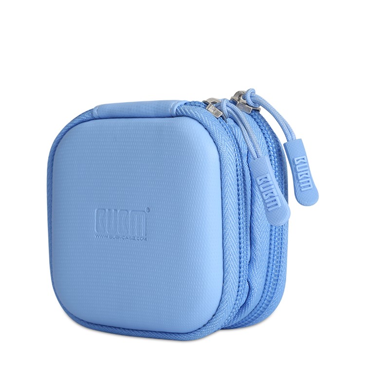 BUBM DIS-S Multi-function Travel Carrying Electronics Bag for Cable/U-disk etc - S / Blue-1