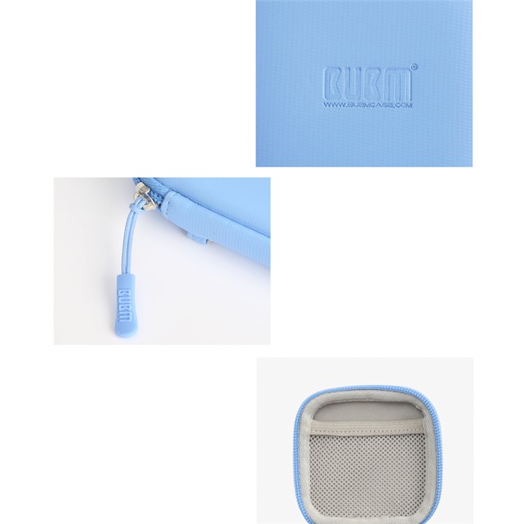 BUBM DIS-S Multi-function Travel Carrying Electronics Bag for Cable/U-disk etc - S / Blue-7