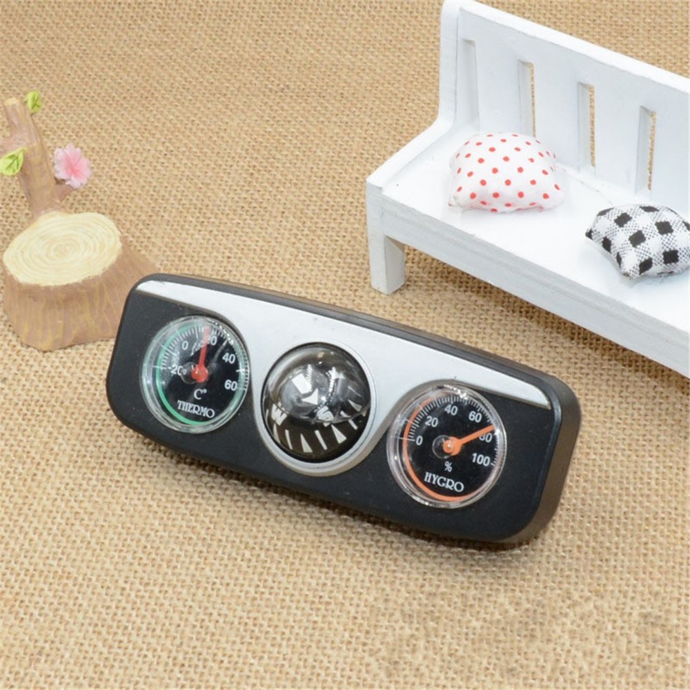 AOTU LC-3 Outdoors Car Mounted Multi-functional 3-in-1 Compass + Thermometer + Hygrometer Set-4