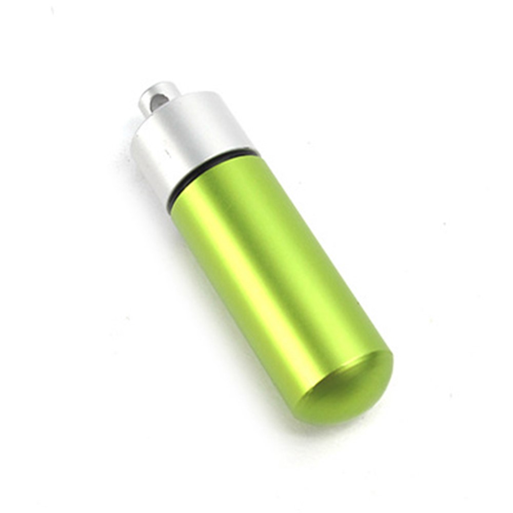 5Pcs/Set AUTO Mini Pill Box Outdoor Waterproof EDC Keychain Aluminum Alloy Travel Pill Holder-11