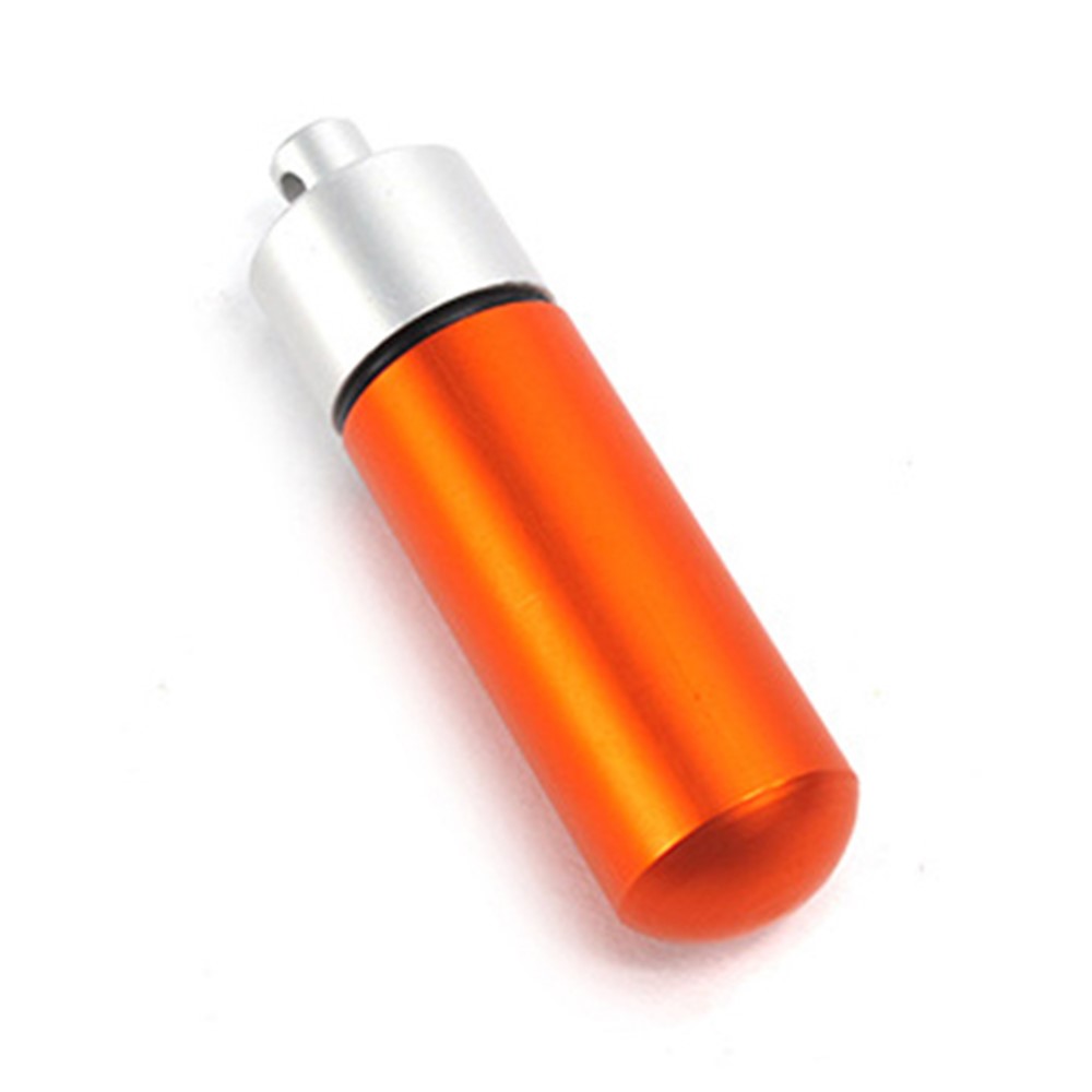 5Pcs/Set AUTO Mini Pill Box Outdoor Waterproof EDC Keychain Aluminum Alloy Travel Pill Holder-13