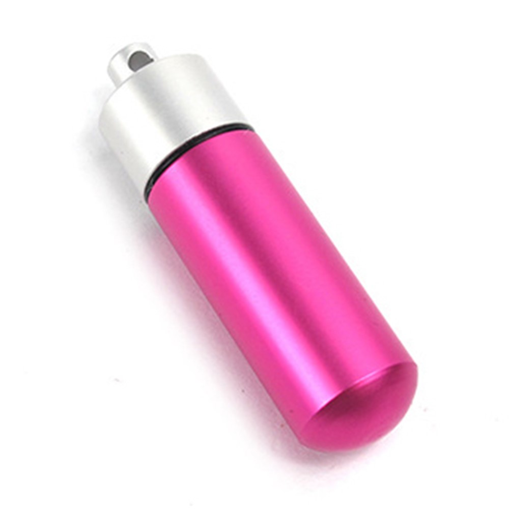 5Pcs/Set AUTO Mini Pill Box Outdoor Waterproof EDC Keychain Aluminum Alloy Travel Pill Holder-9
