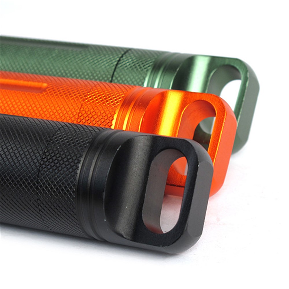 AOTU Waterproof Aluminum Alloy EDC Survival Pill Box Case Medicine Bottle Holder Container - Random Color-4