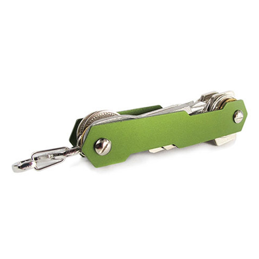 2PCS/Set AUTO Multifunctional Dual-end Aluminum Key Clip Key Chain-8