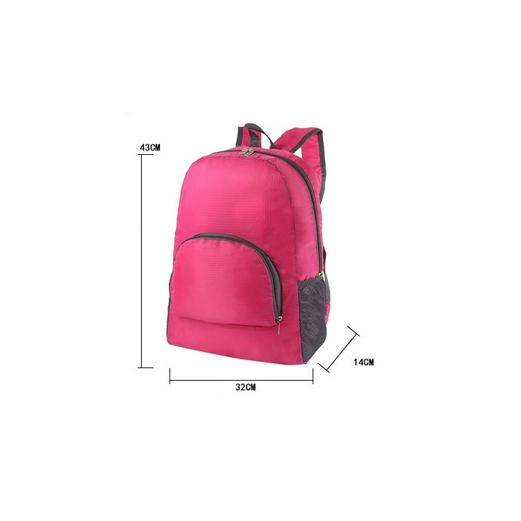 Lightweight Packable Backpack Foldable Bag for Camping Hiking - Rose-9