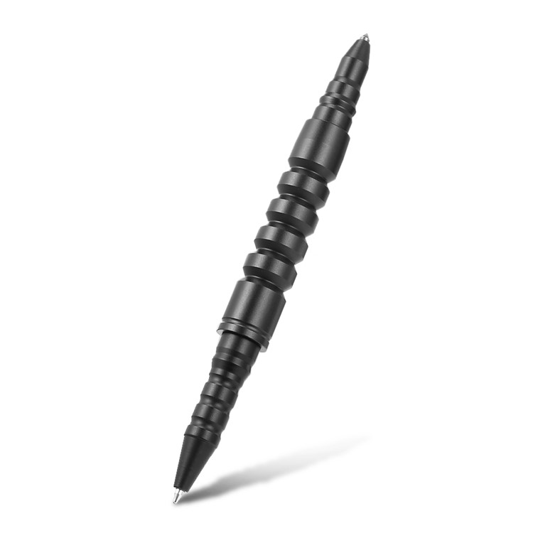 CTSMART B8s Outdoor Multi-functional Tungsten Steel Window Broken EDC Self Defense Autodefensa Tool Tactical Pen - Black-3