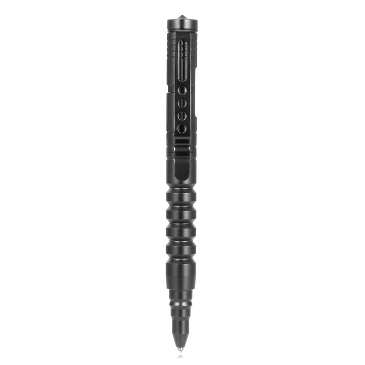 CTSMART B8s Outdoor Multi-functional Tungsten Steel Window Broken EDC Self Defense Autodefensa Tool Tactical Pen - Black-6