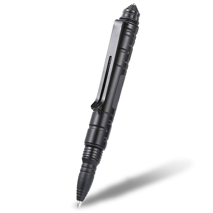 CTSMART T3 Outdoor Tungsten Steel Aluminum Alloy EDC Self Defense Tactical Pen - Black-1