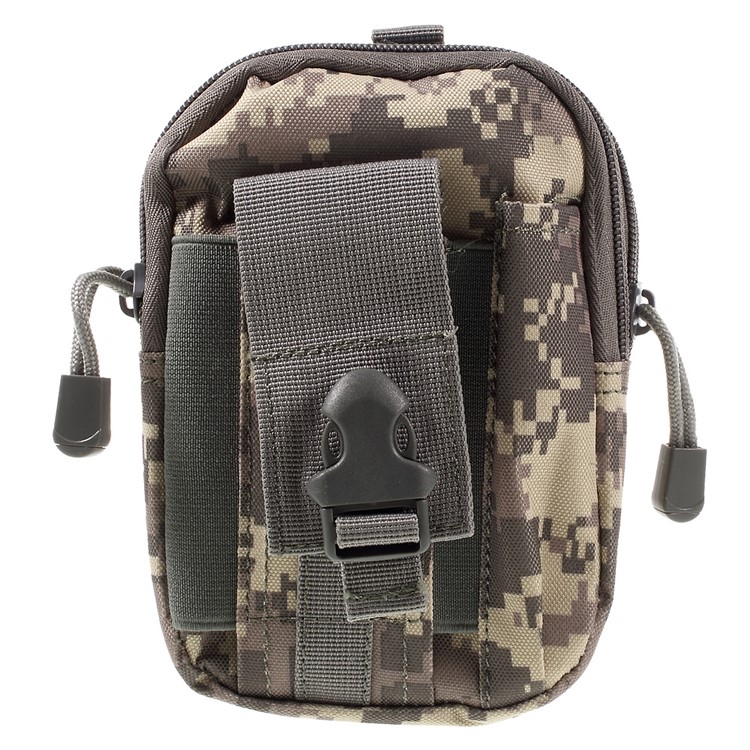 Outdoor Sports Running Belt Bag Camping Hiking Waist Bag Pouch - ACU Camouflage-1