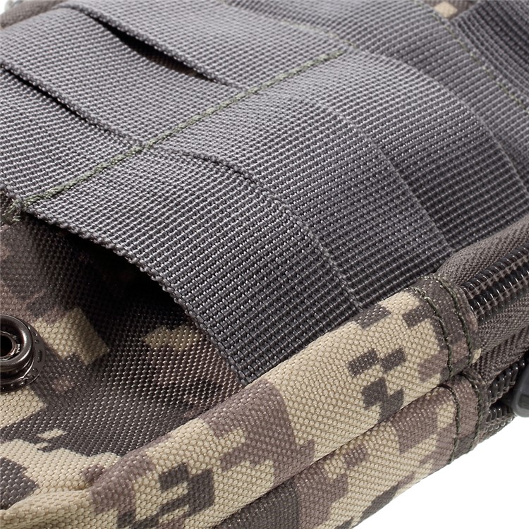 Outdoor Sports Running Belt Bag Camping Hiking Waist Bag Pouch - ACU Camouflage-6