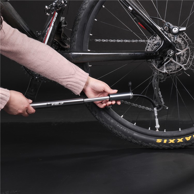 WHEELUP Portable Aluminum Alloy Pump 160PSI High Pressure for Bicycle Motorcycle-3