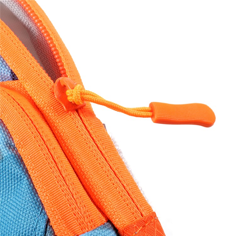 High Quality Fabric Camouflage Pattern Sports Armband Phone Bag with Headphone Hole for iPhone 8 Plus/7 Plus etc. - Blue-8