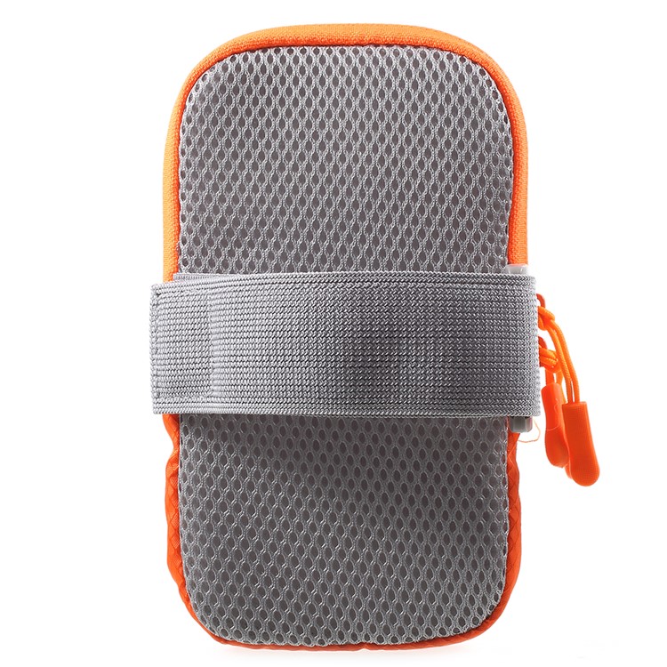Portable Sports Camouflage Pattern Zipper Armband Phone Case with Earphone Hole for iPhone 8 / 7 4.7 inch etc. - Blue-3