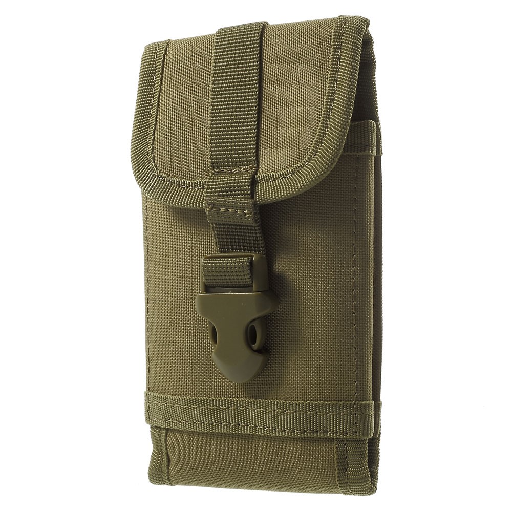Military Molle 1000D Nylon Outdoor Pouch Pack for iPhone 6 Plus/Samsung S7 Etc - Khaki-1