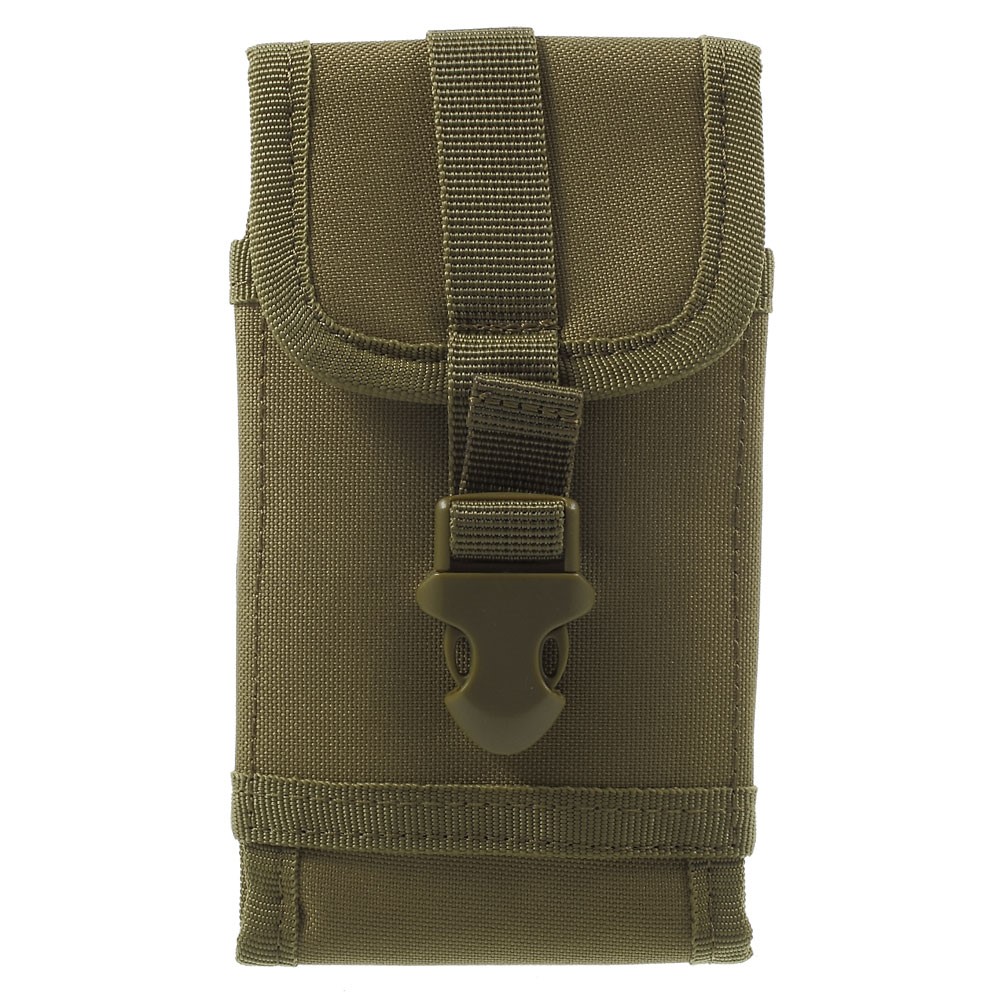 Military Molle 1000D Nylon Outdoor Pouch Pack for iPhone 6 Plus/Samsung S7 Etc - Khaki-2