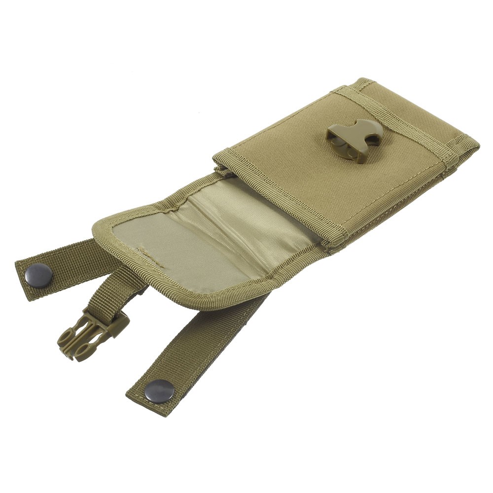 Military Molle 1000D Nylon Outdoor Pouch Pack for iPhone 6 Plus/Samsung S7 Etc - Khaki-9