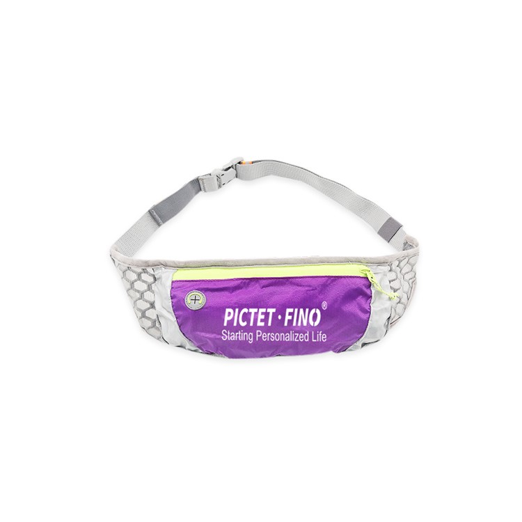 PICTET.FINO RH74 Large Capacity Multi-functional Mobile Phone Pouch Adjustable Sports Waist Bag - Purple-2