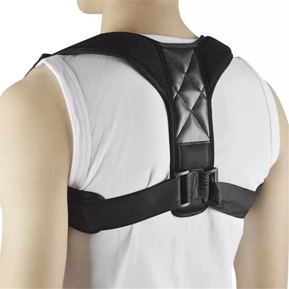 Breathable Adjustable Comfort Back Posture Corrector Strap Back Brace Hunchback Corrector Clavicle Shoulder Belt-4