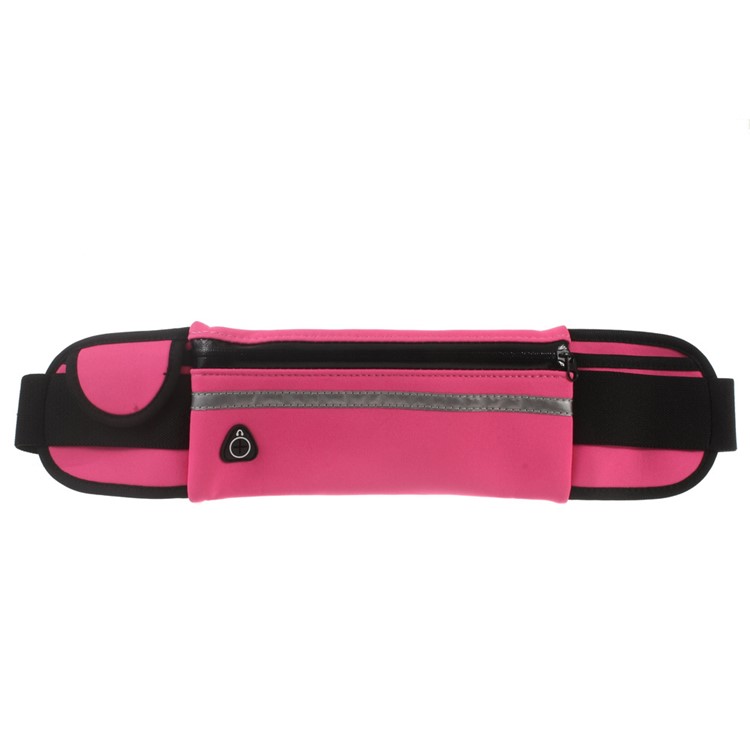 Sports Waist Pouch with Earphone Hole for iPhone 7 Plus/ 6s Plus / Galaxy S7 edge - Rose-1
