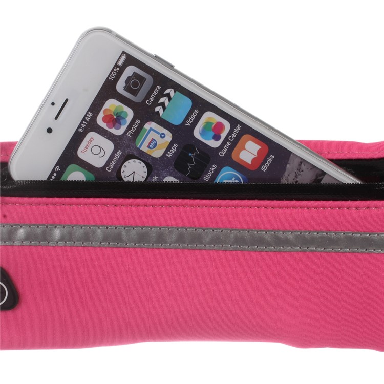 Sports Waist Pouch with Earphone Hole for iPhone 7 Plus/ 6s Plus / Galaxy S7 edge - Rose-3