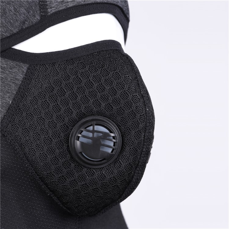 Sports De Plein Air Masque Masque Respirant Chaud Cagoule Hotte Avec Valve-7