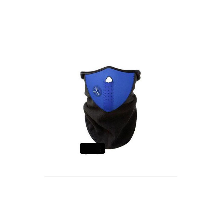 Unisex Polyester Windproof Ski Half Face Riding Dust-proof Protector Mask - Blue-1
