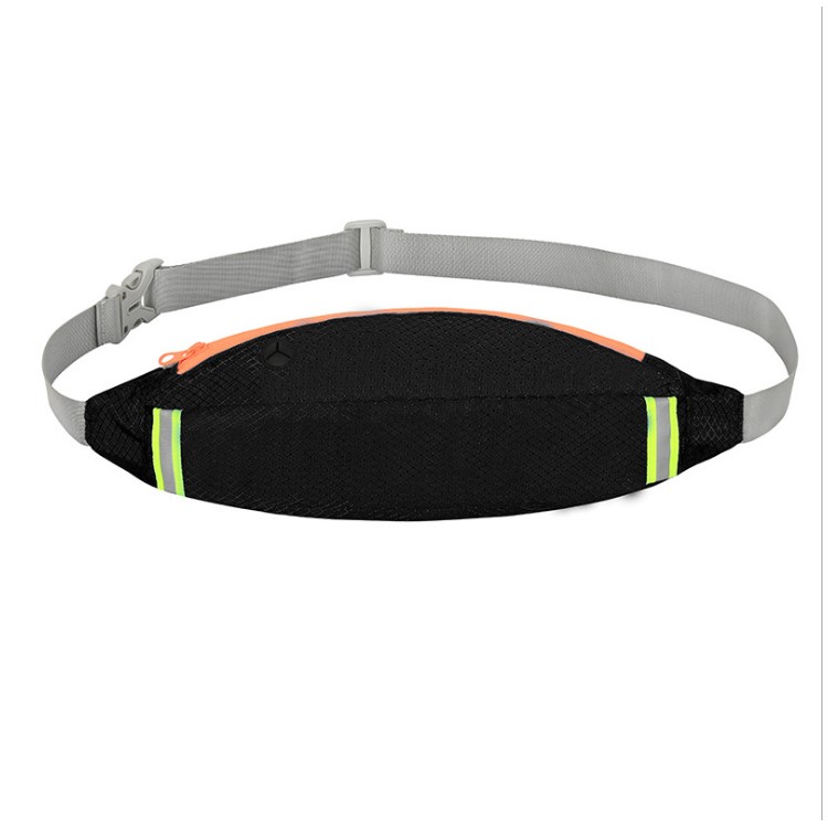 Multi-function Large Capacity Pouch Adjustable Sports Waist Bag, Size: 30 x 11 x 0.5cm - Black-1