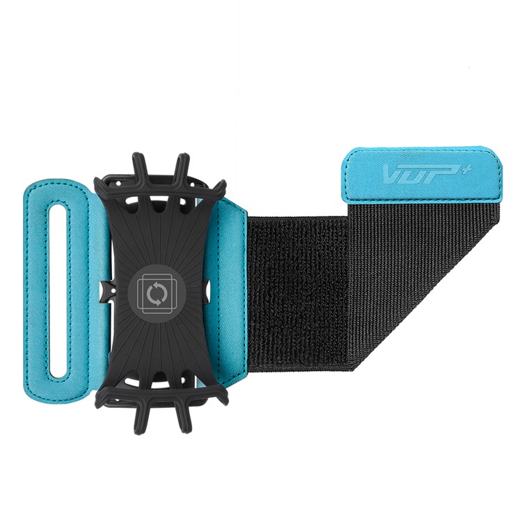 180-degree Rotatable Gym Bag Wrist Strap Armband Bag for 4-6 inches Phone - Blue-1
