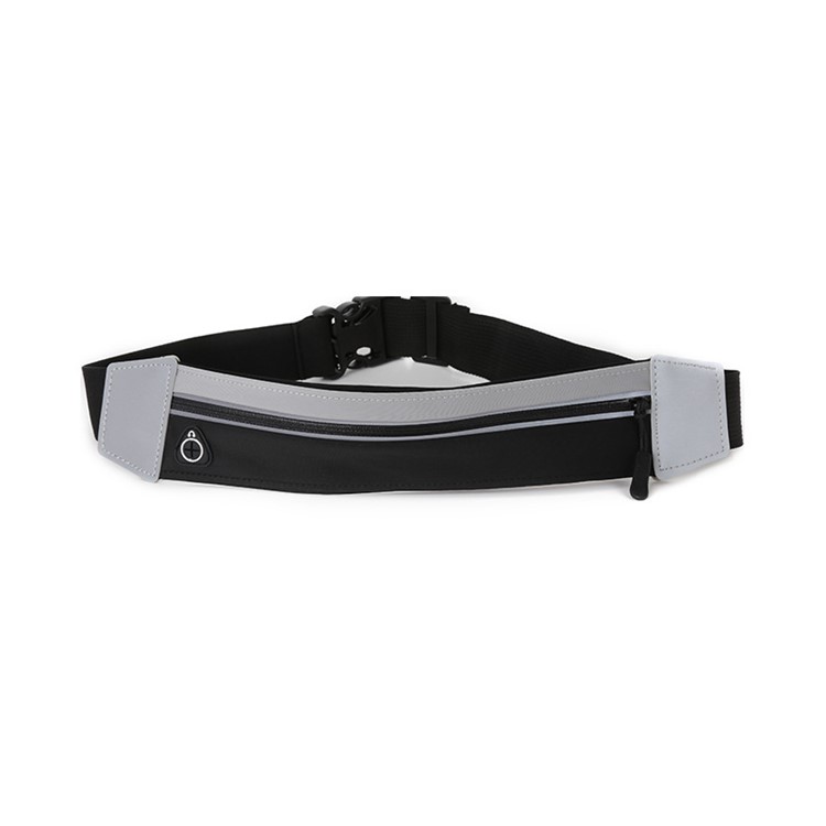 Marsupio Sportivo Resistente All'acqua, Resistente All'acqua, Dimensioni: 6,5 X 25 Cm - Grigio-1