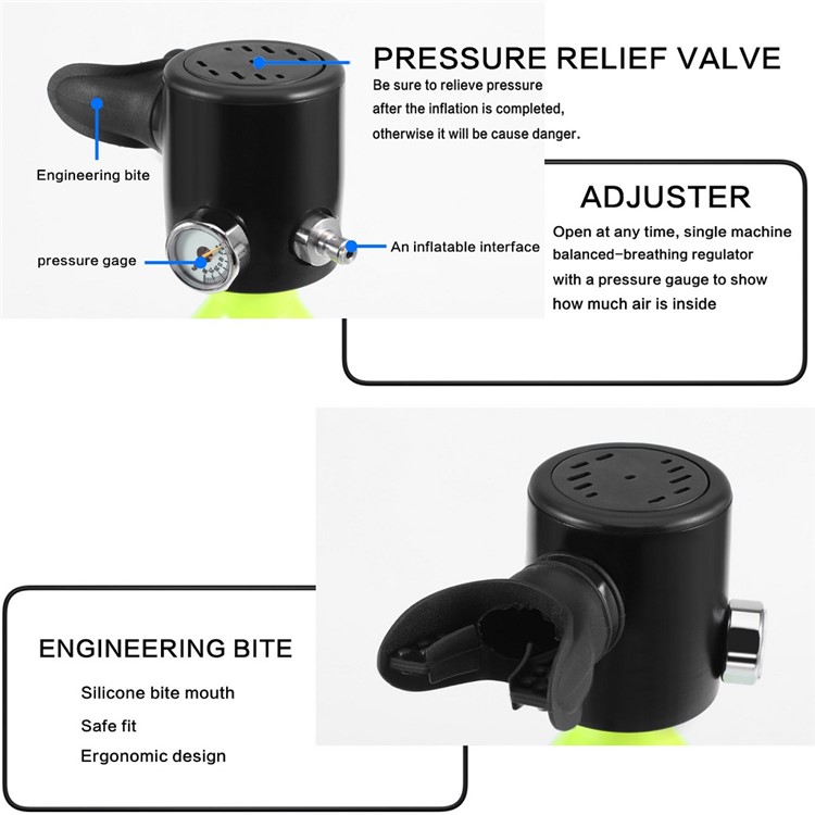 Cylindre À Air Comprimé Pour Plongée Sous-marine SMACO AT874 0.5L S300-7