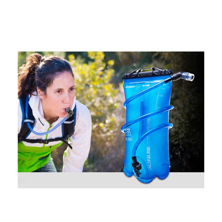 AONIJIE 2L Hydration Bladder Collapsible Folding TPU Water Reservoir Bag-8