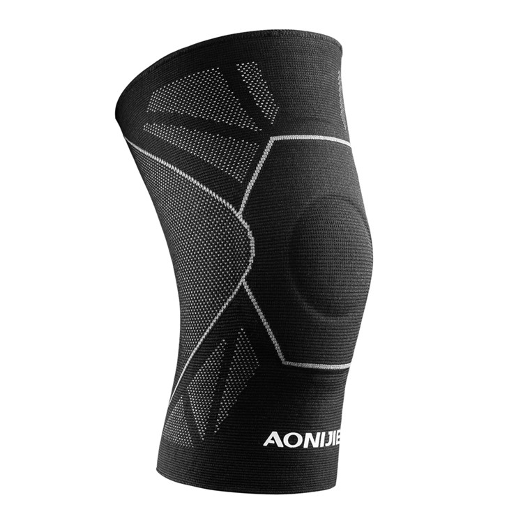 AONIJIE Knee Brace Compression Sleeve Knee Pads Elastic Protective Knee - Size: S-1