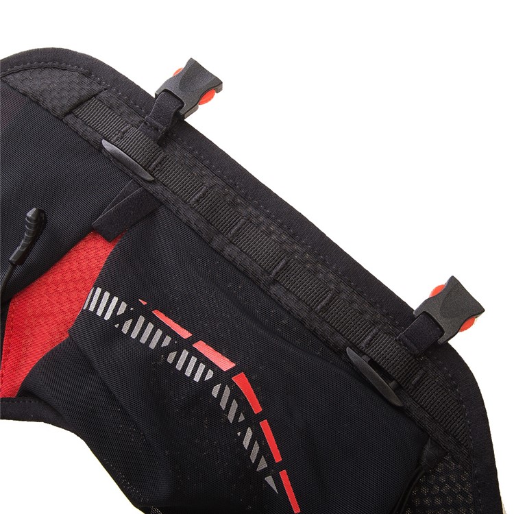 AONIJIE Running Backpack 5L Running Hydration Vest - Black + Red / Size: S/M-7