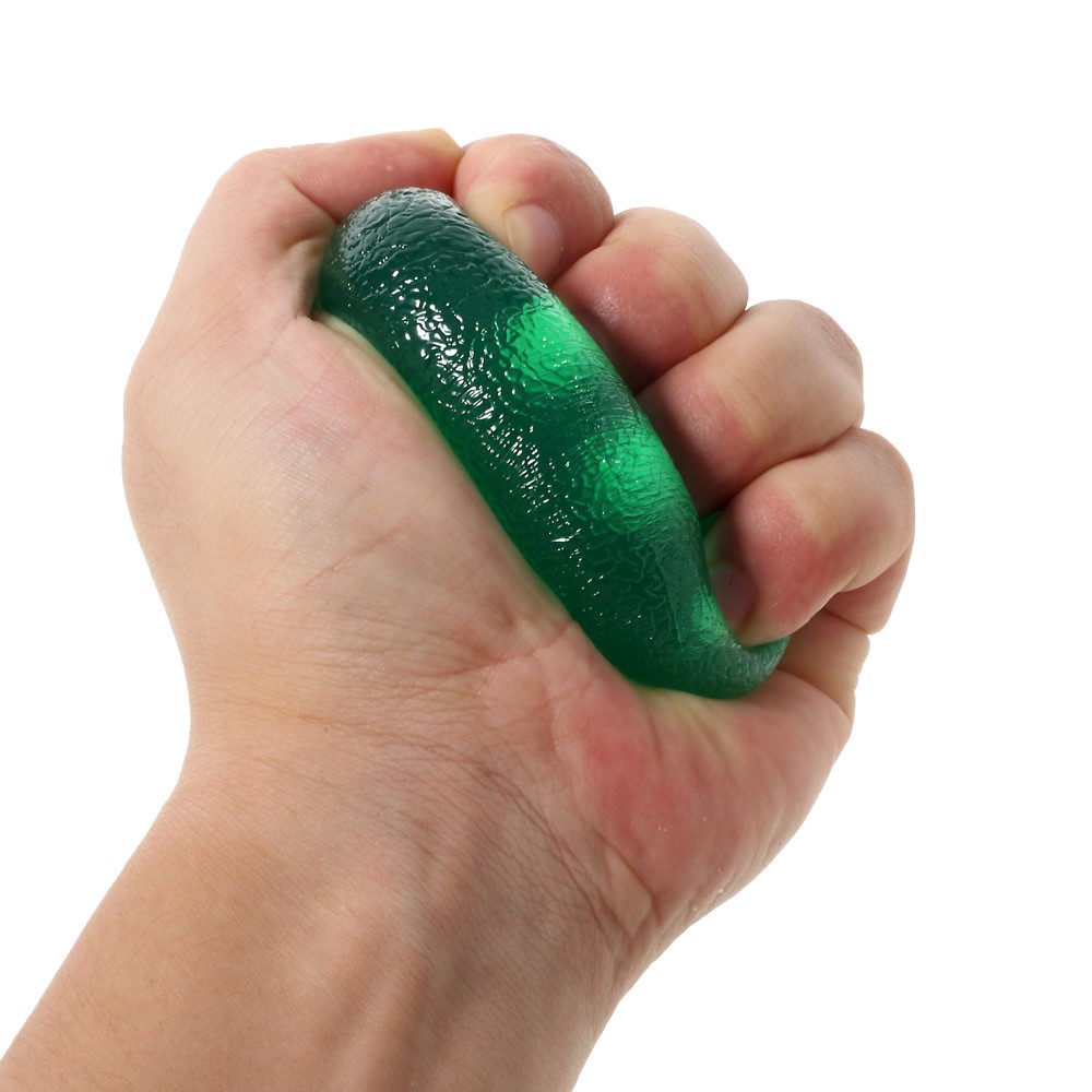 Flexible Squeeze Egg Hands Therapy Stress Ball - Green-7